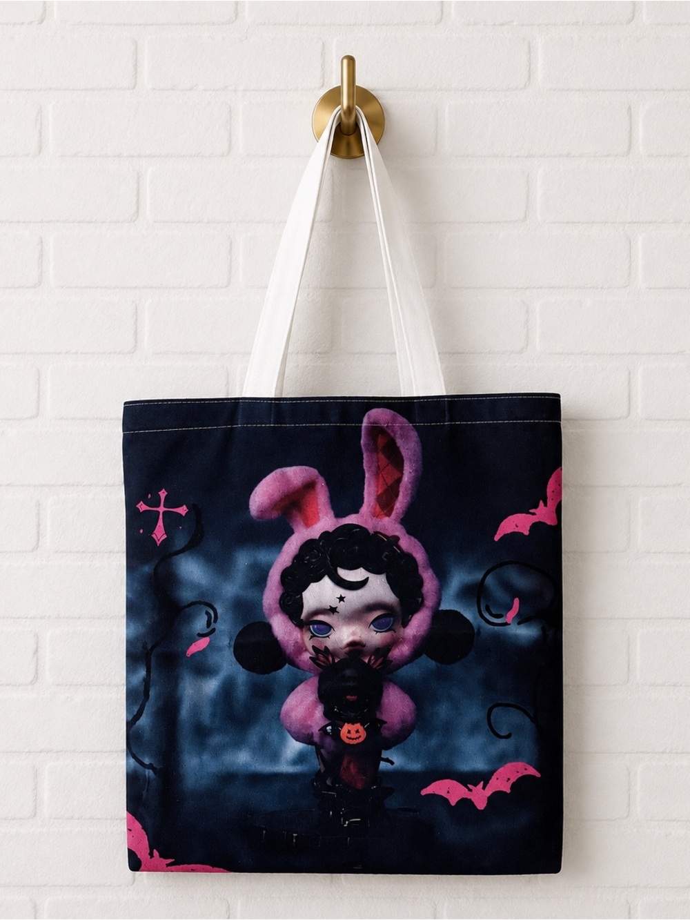 SKULLPANDA Canvas Tote